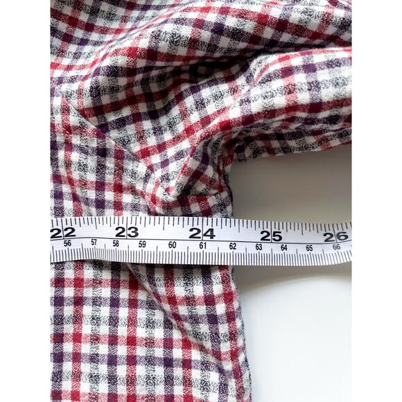 Men's Johnnie-O Top Shelf Plaid Casual Cotton Button Down Flannel Size XL - Picture 5 of 7